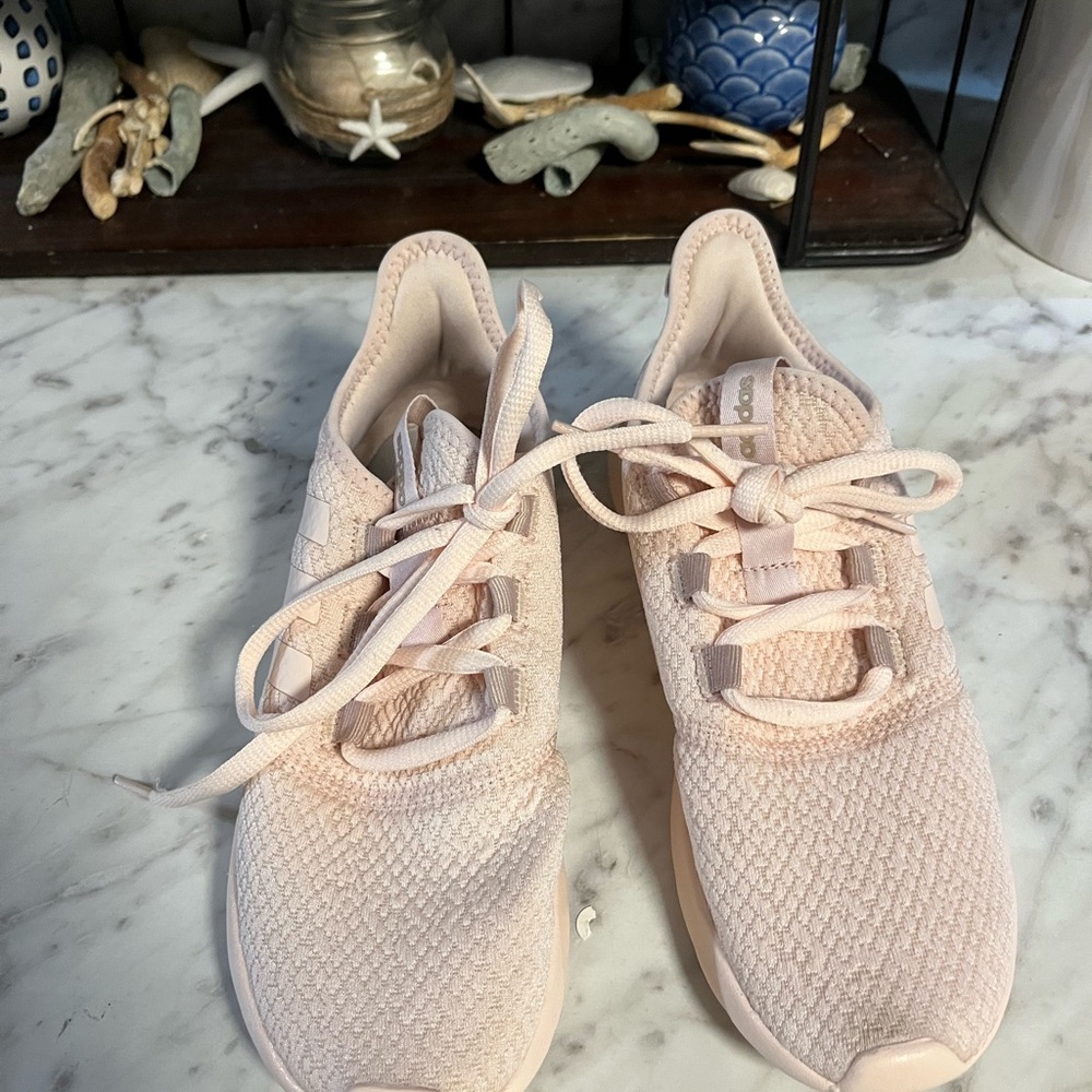 Adidas Cloudfoam 6.5 Women's Light Pink Sneakers - Picture 5 of 6
